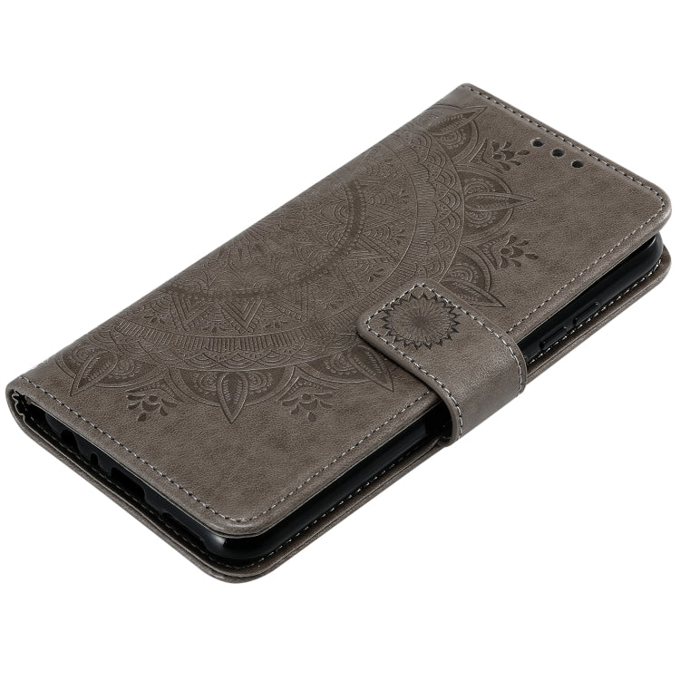 For Motorola Moto G8 Power Totem Flower Embossed Horizontal Flip TPU + PU Leather Case with Holder & Card Slots & Wallet