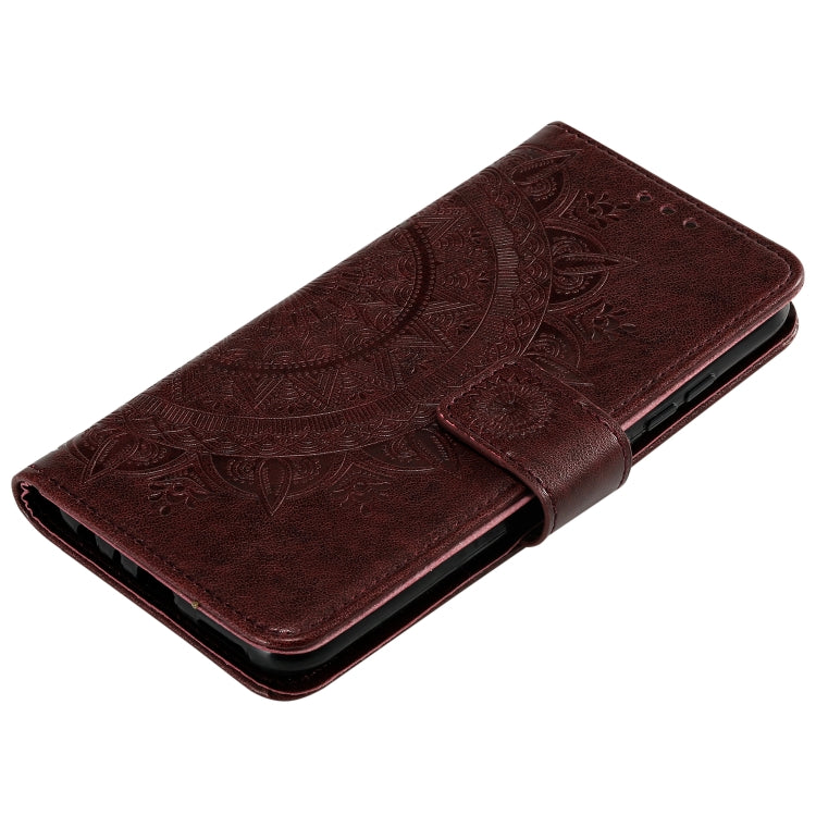 For Motorola Moto G8 Power Totem Flower Embossed Horizontal Flip TPU + PU Leather Case with Holder & Card Slots & Wallet