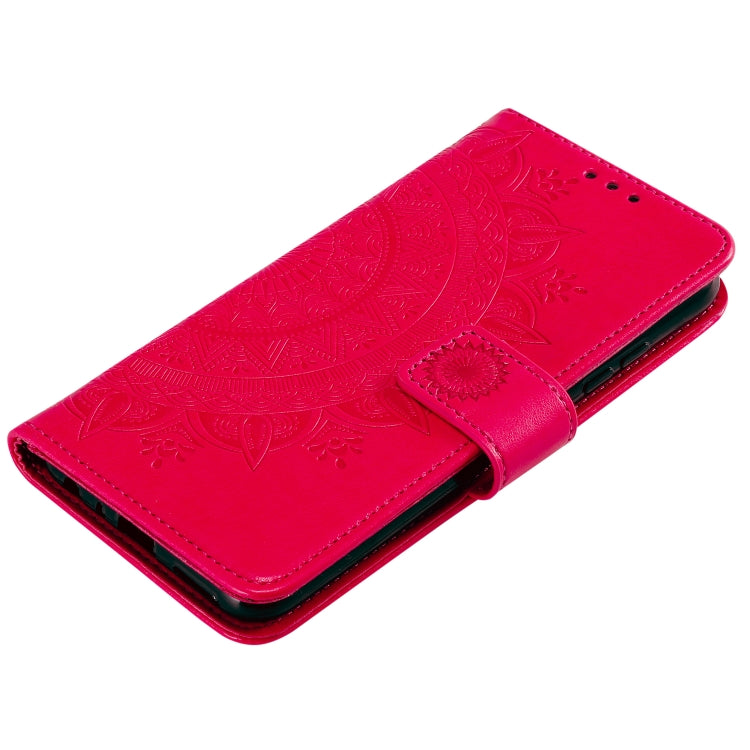 For Motorola Moto G8 Power Totem Flower Embossed Horizontal Flip TPU + PU Leather Case with Holder & Card Slots & Wallet