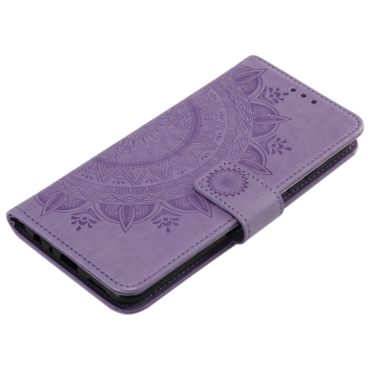 For Motorola Moto G8 Power Totem Flower Embossed Horizontal Flip TPU + PU Leather Case with Holder & Card Slots & Wallet
