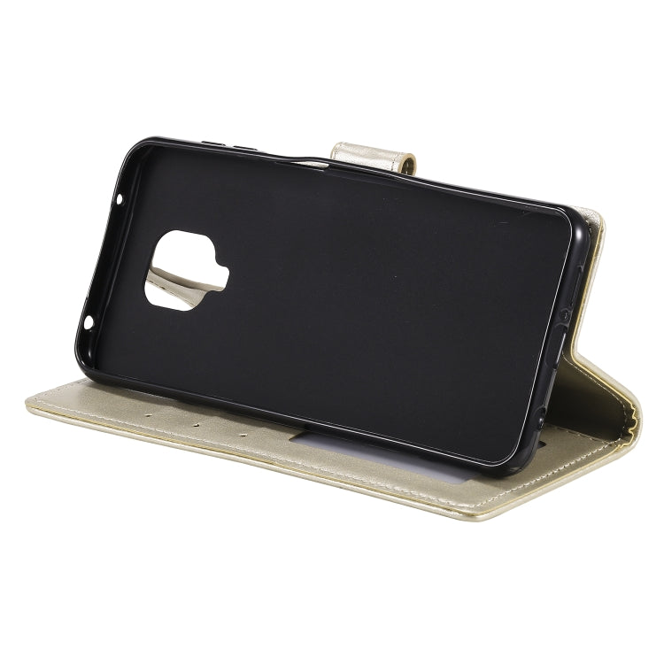 For Motorola Moto G9 Play Totem Flower Embossed Horizontal Flip TPU + PU Leather Case with Holder & Card Slots & Wallet
