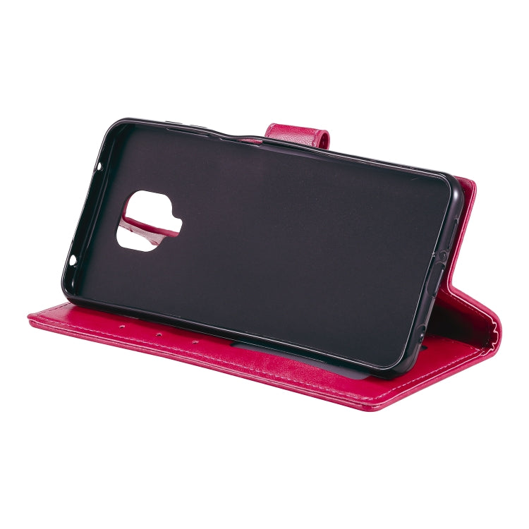 For Motorola Moto G9 Play Totem Flower Embossed Horizontal Flip TPU + PU Leather Case with Holder & Card Slots & Wallet