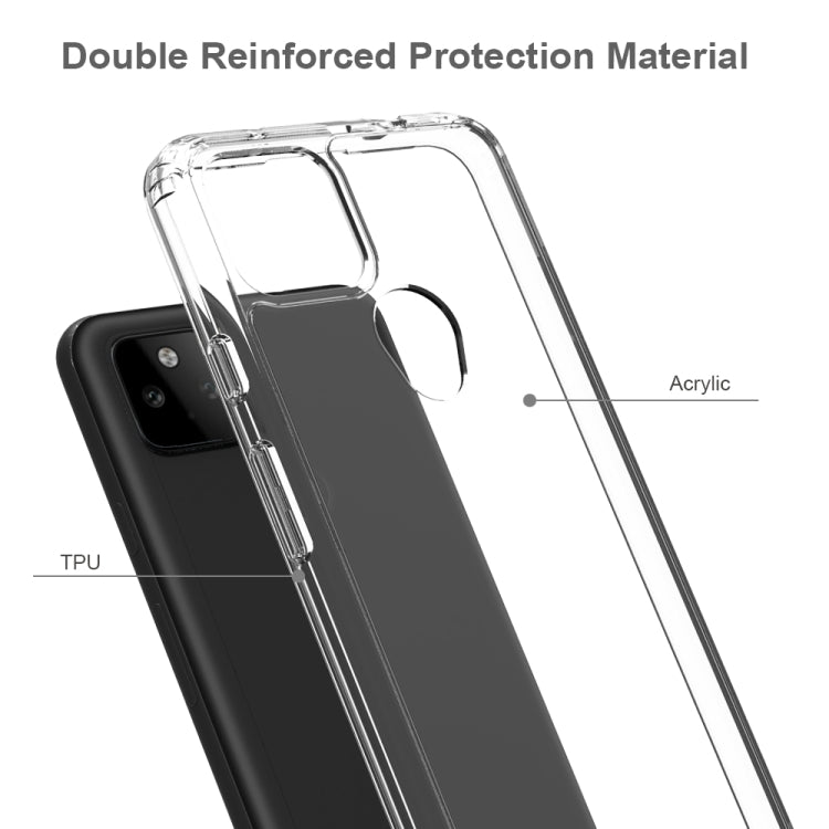 For Google Pixel 5A Shockproof Scratchproof TPU + Acrylic Protective Case