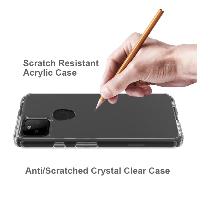 For Google Pixel 5A Shockproof Scratchproof TPU + Acrylic Protective Case
