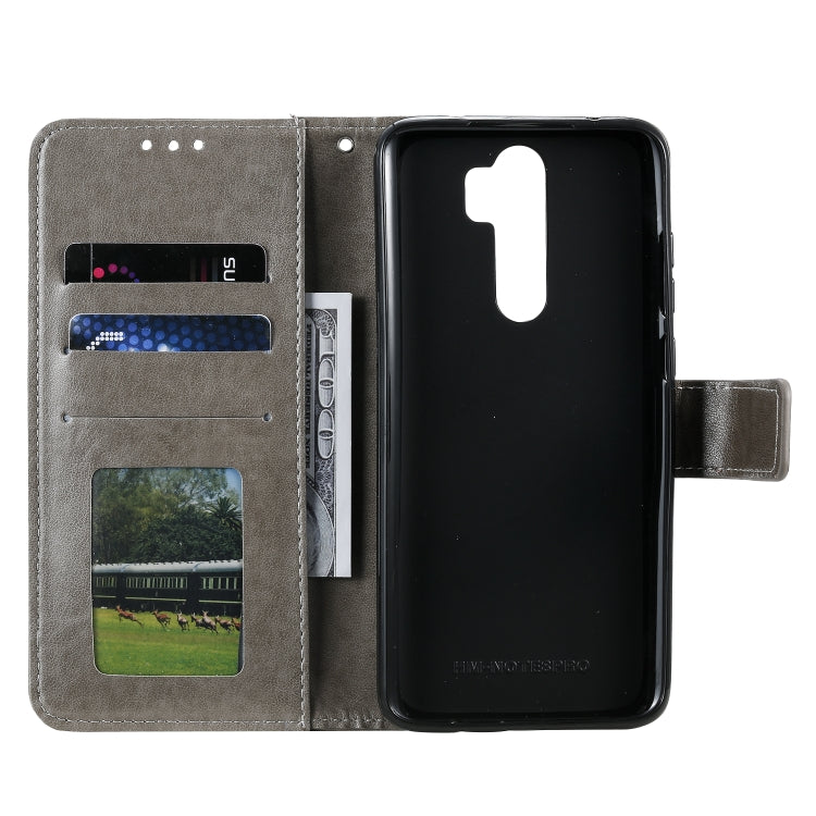 For Xiaomi Redmi 9 Totem Flower Embossed Horizontal Flip TPU + PU Leather Case with Holder & Card Slots & Wallet