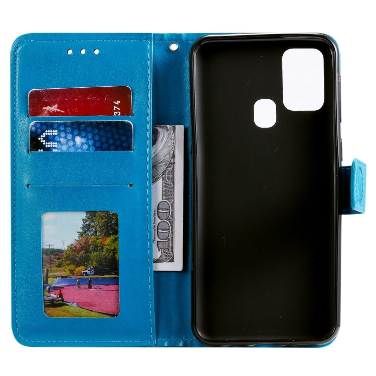 For Xiaomi Redmi 9C Totem Flower Embossed Horizontal Flip TPU + PU Leather Case with Holder & Card Slots & Wallet