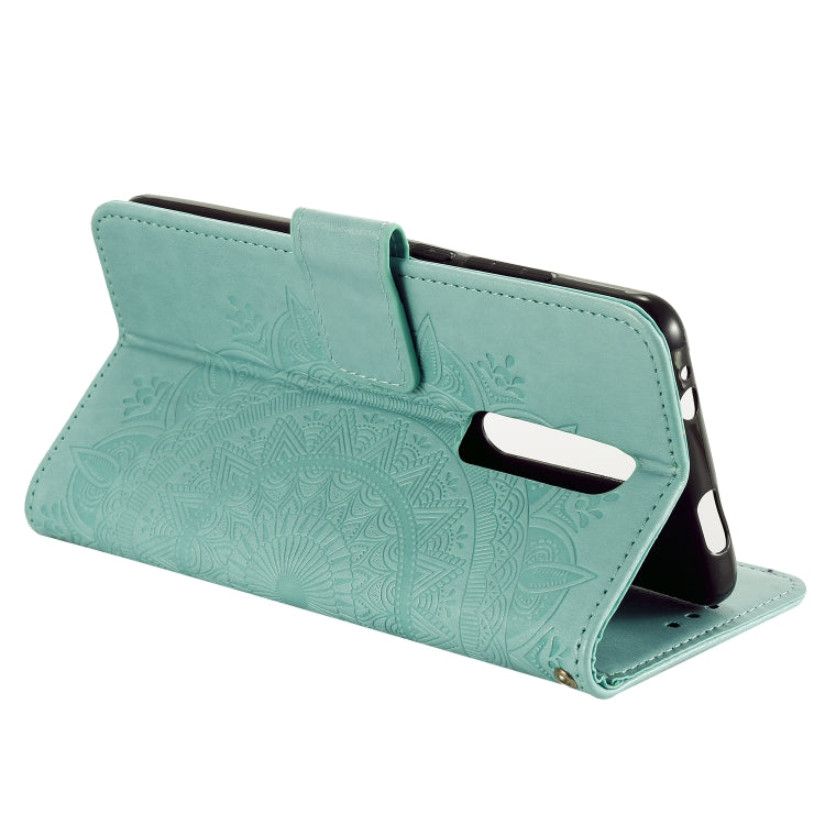 For Xiaomi Redmi K20 / K20 Pro Totem Flower Embossed Horizontal Flip TPU + PU Leather Case with Holder & Card Slots & Wallet