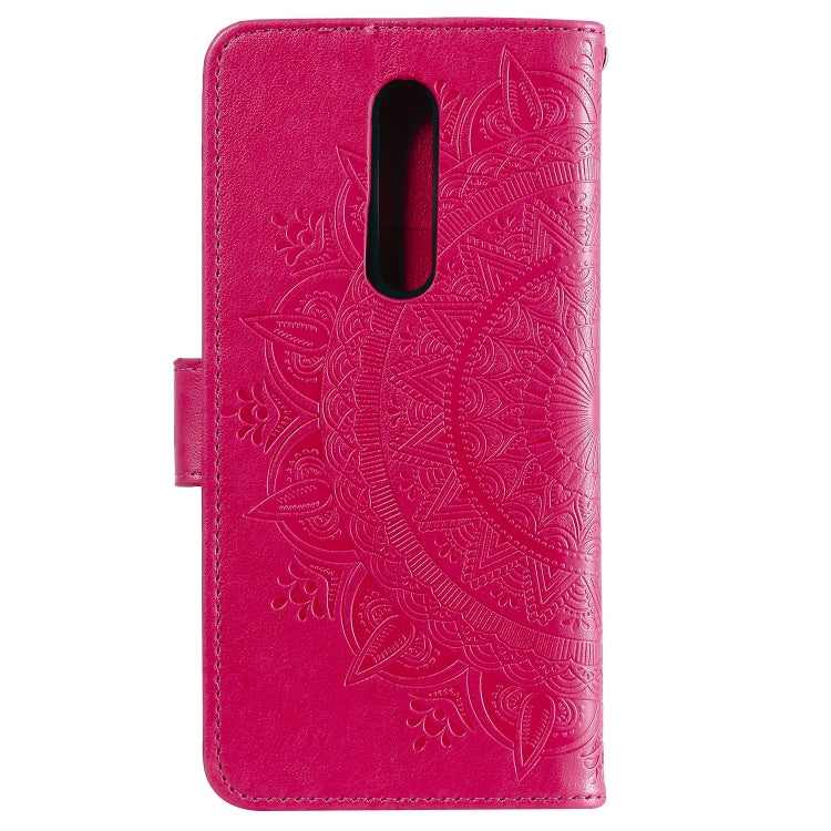 For Xiaomi Redmi K20 / K20 Pro Totem Flower Embossed Horizontal Flip TPU + PU Leather Case with Holder & Card Slots & Wallet