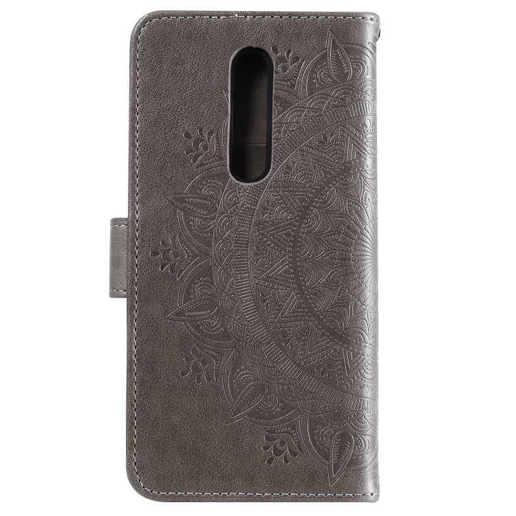 For Xiaomi Redmi K20 / K20 Pro Totem Flower Embossed Horizontal Flip TPU + PU Leather Case with Holder & Card Slots & Wallet