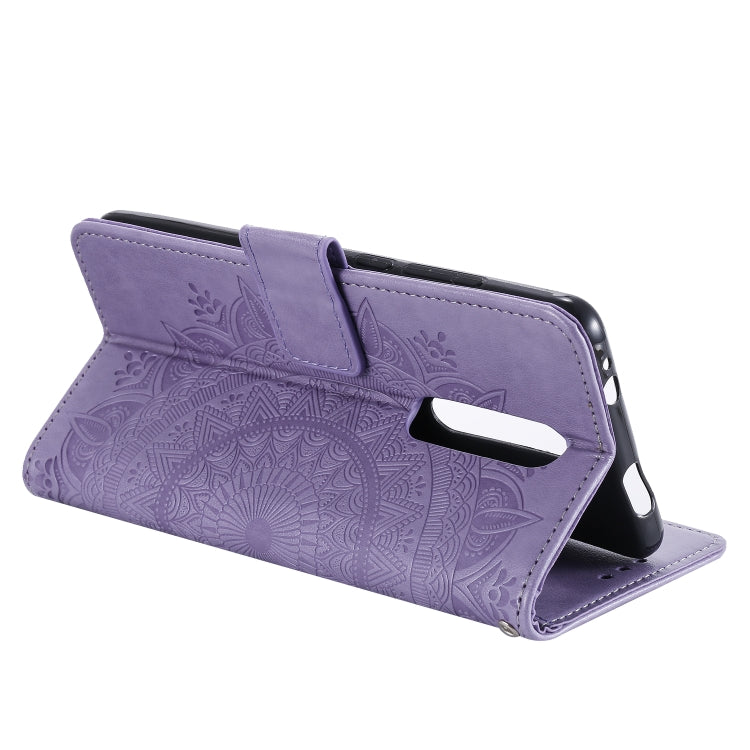 For Xiaomi Redmi K20 / K20 Pro Totem Flower Embossed Horizontal Flip TPU + PU Leather Case with Holder & Card Slots & Wallet