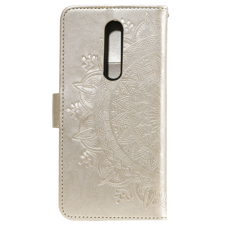 For Xiaomi Redmi K20 / K20 Pro Totem Flower Embossed Horizontal Flip TPU + PU Leather Case with Holder & Card Slots & Wallet