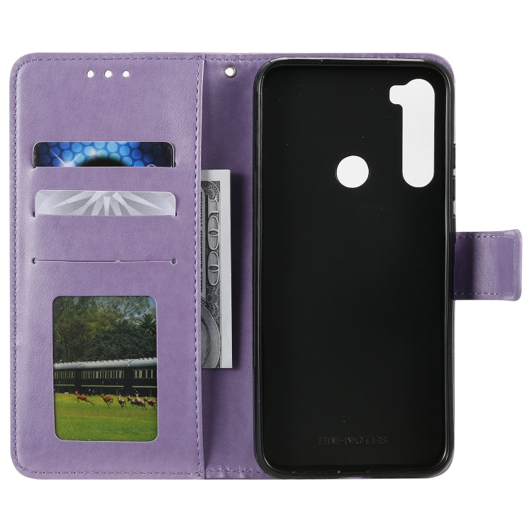 For Xiaomi Redmi Note 8 Totem Flower Embossed Horizontal Flip TPU + PU Leather Case with Holder & Card Slots & Wallet