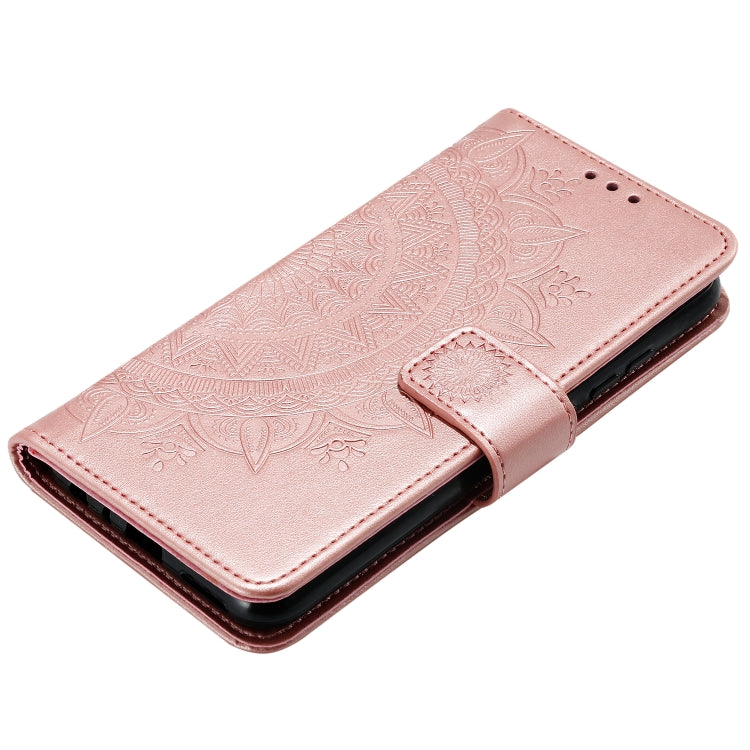 For Xiaomi Redmi Note 8 Totem Flower Embossed Horizontal Flip TPU + PU Leather Case with Holder & Card Slots & Wallet