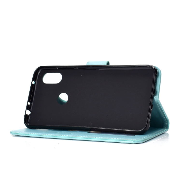For Xiaomi Redmi Note 7 Totem Flower Embossed Horizontal Flip TPU + PU Leather Case with Holder & Card Slots & Wallet