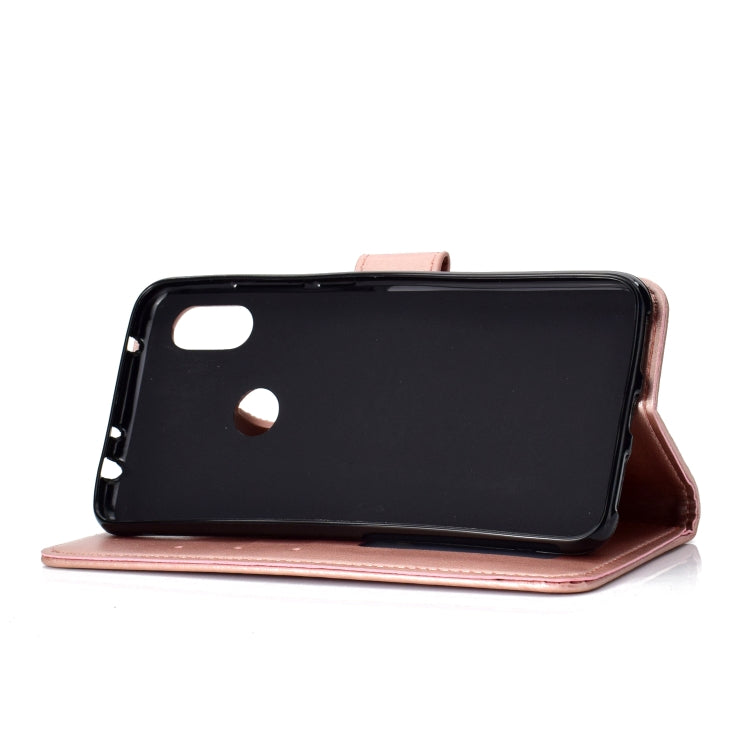 For Xiaomi Redmi Note 7 Totem Flower Embossed Horizontal Flip TPU + PU Leather Case with Holder & Card Slots & Wallet