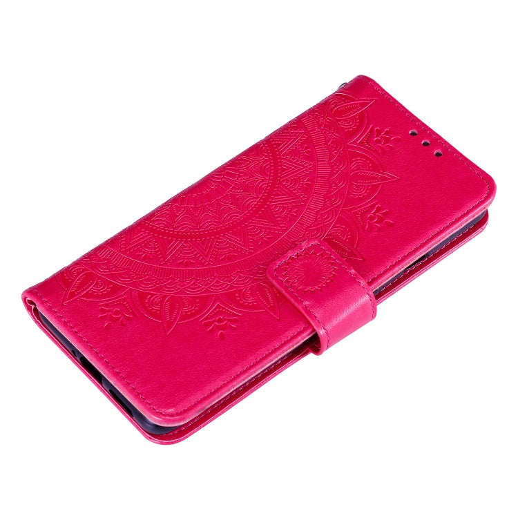 For Xiaomi Redmi Note 9T Totem Flower Embossed Horizontal Flip TPU + PU Leather Case with Holder & Card Slots & Wallet