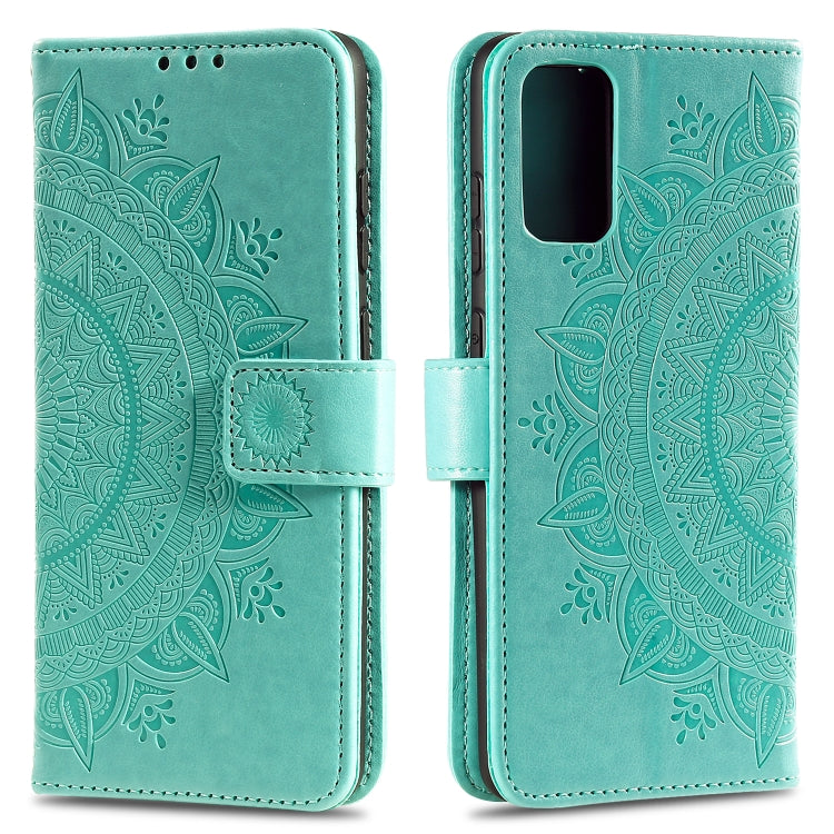 For Xiaomi Mi 10 Lite 5G Totem Flower Embossed Horizontal Flip TPU + PU Leather Case with Holder & Card Slots & Wallet