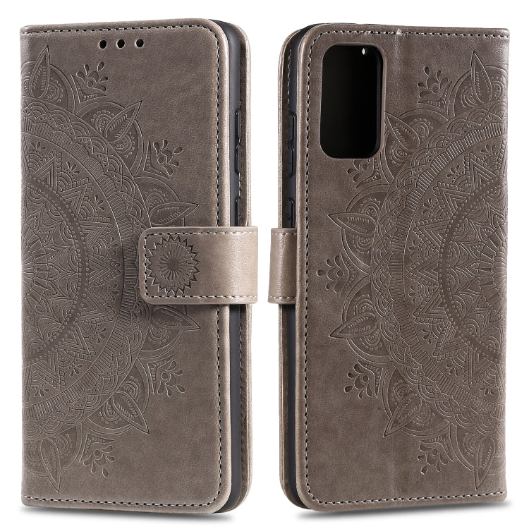 For Xiaomi Mi 10 Lite 5G Totem Flower Embossed Horizontal Flip TPU + PU Leather Case with Holder & Card Slots & Wallet