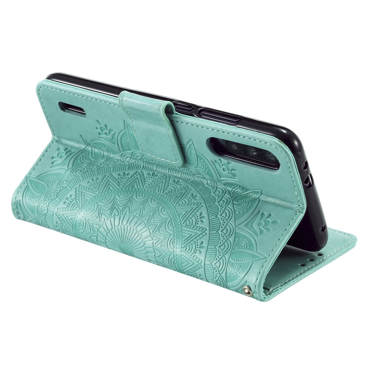 For Xiaomi  Mi 9 Lite / CC9 Totem Flower Embossed Horizontal Flip TPU + PU Leather Case with Holder & Card Slots & Wallet