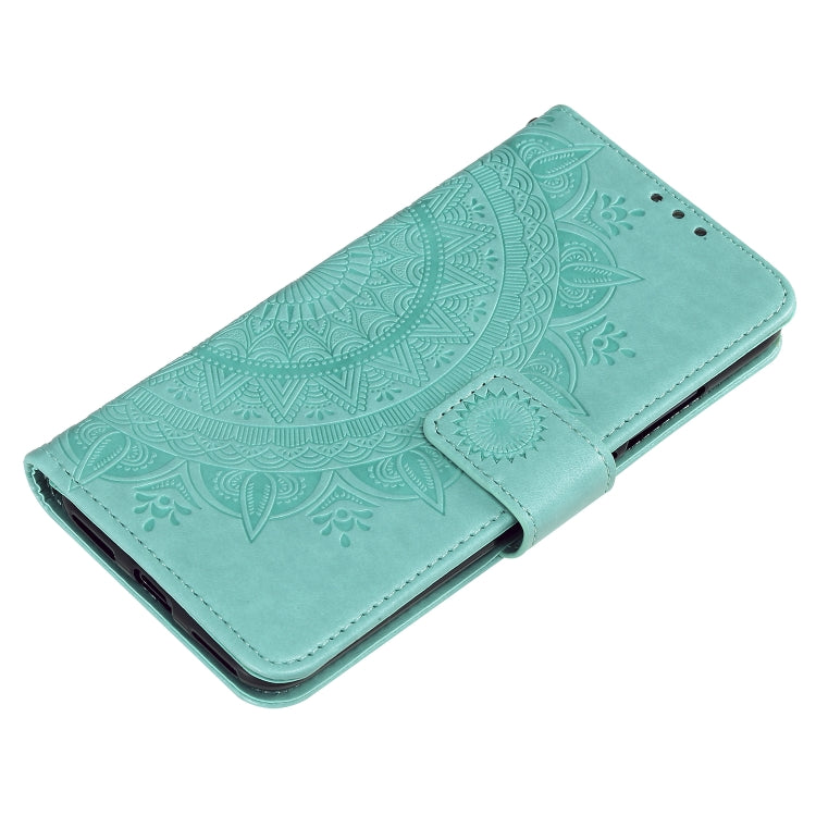 For Xiaomi  Mi 9 Lite / CC9 Totem Flower Embossed Horizontal Flip TPU + PU Leather Case with Holder & Card Slots & Wallet