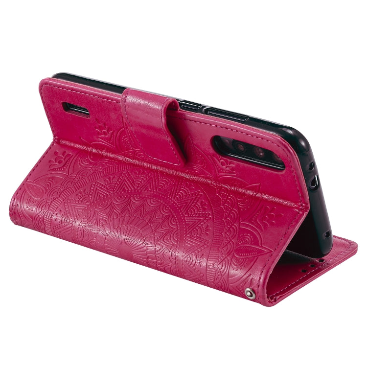 For Xiaomi  Mi 9 Lite / CC9 Totem Flower Embossed Horizontal Flip TPU + PU Leather Case with Holder & Card Slots & Wallet