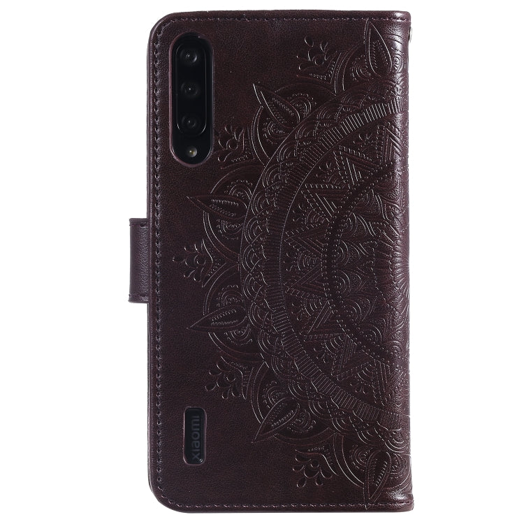 For Xiaomi  Mi 9 Lite / CC9 Totem Flower Embossed Horizontal Flip TPU + PU Leather Case with Holder & Card Slots & Wallet