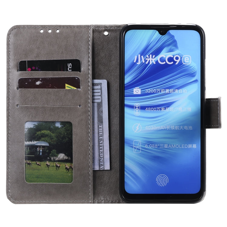 For Xiaomi  Mi 9 Lite / CC9 Totem Flower Embossed Horizontal Flip TPU + PU Leather Case with Holder & Card Slots & Wallet