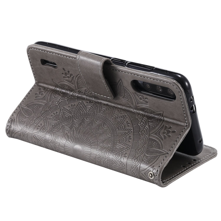 For Xiaomi  Mi 9 Lite / CC9 Totem Flower Embossed Horizontal Flip TPU + PU Leather Case with Holder & Card Slots & Wallet
