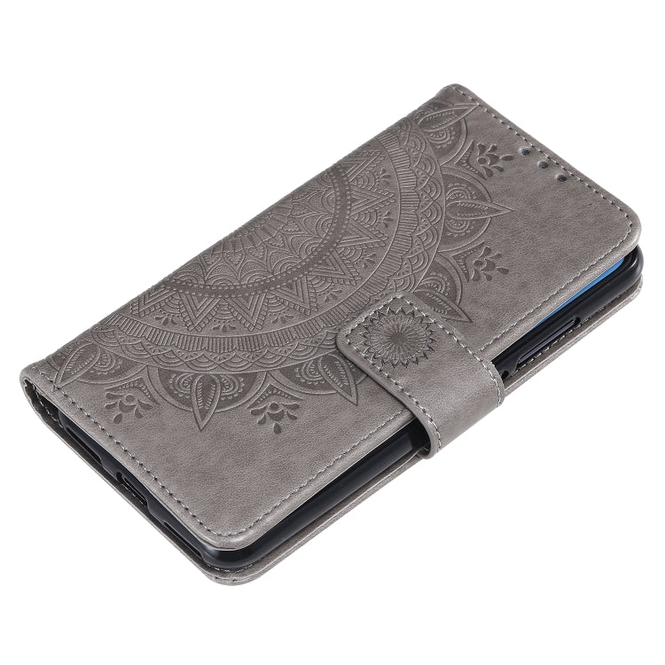 For Xiaomi  Mi 9 Lite / CC9 Totem Flower Embossed Horizontal Flip TPU + PU Leather Case with Holder & Card Slots & Wallet