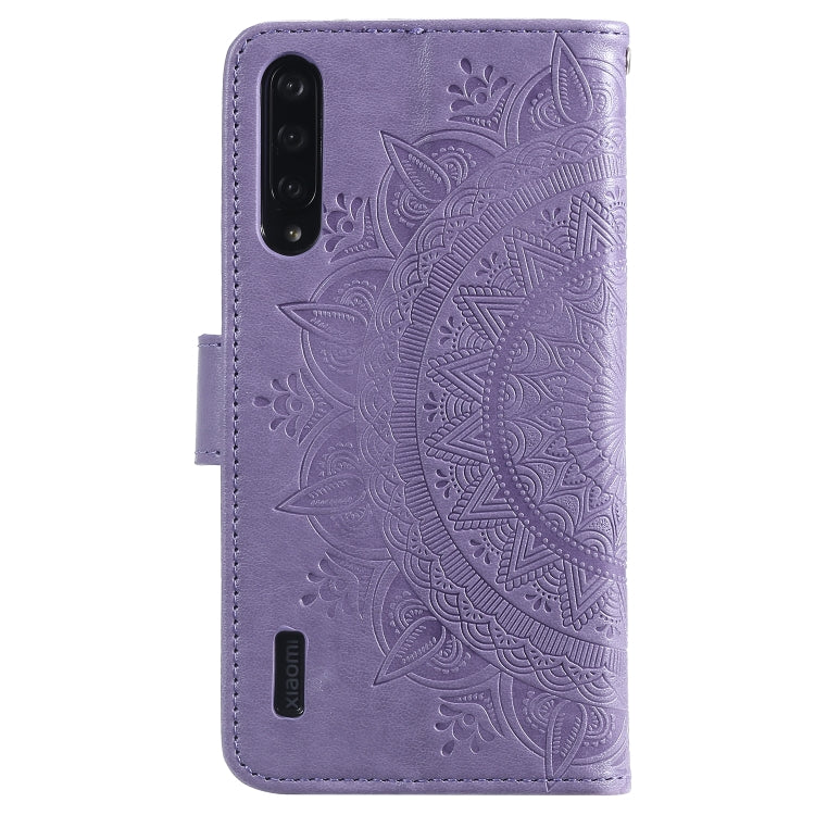 For Xiaomi  Mi 9 Lite / CC9 Totem Flower Embossed Horizontal Flip TPU + PU Leather Case with Holder & Card Slots & Wallet