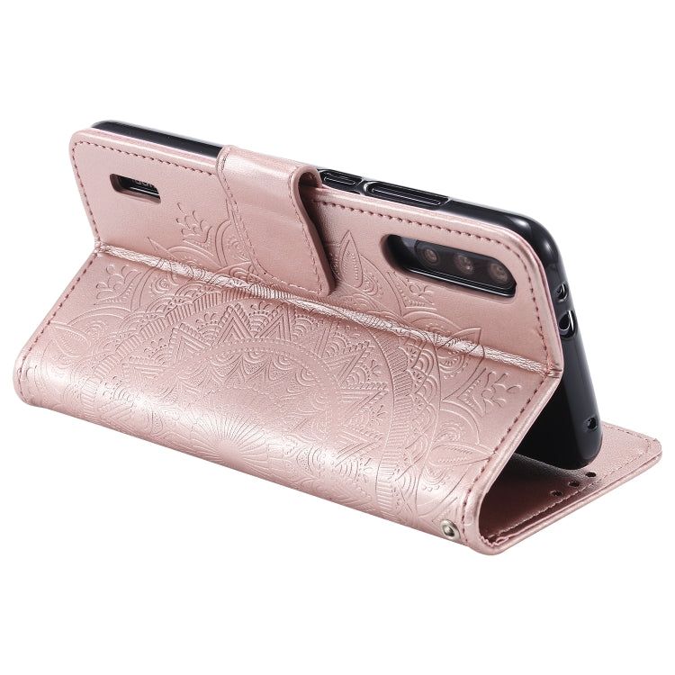 For Xiaomi  Mi 9 Lite / CC9 Totem Flower Embossed Horizontal Flip TPU + PU Leather Case with Holder & Card Slots & Wallet