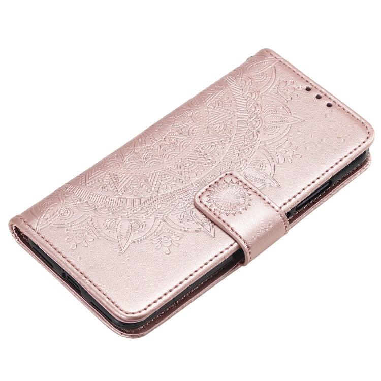 For Xiaomi  Mi 9 Lite / CC9 Totem Flower Embossed Horizontal Flip TPU + PU Leather Case with Holder & Card Slots & Wallet