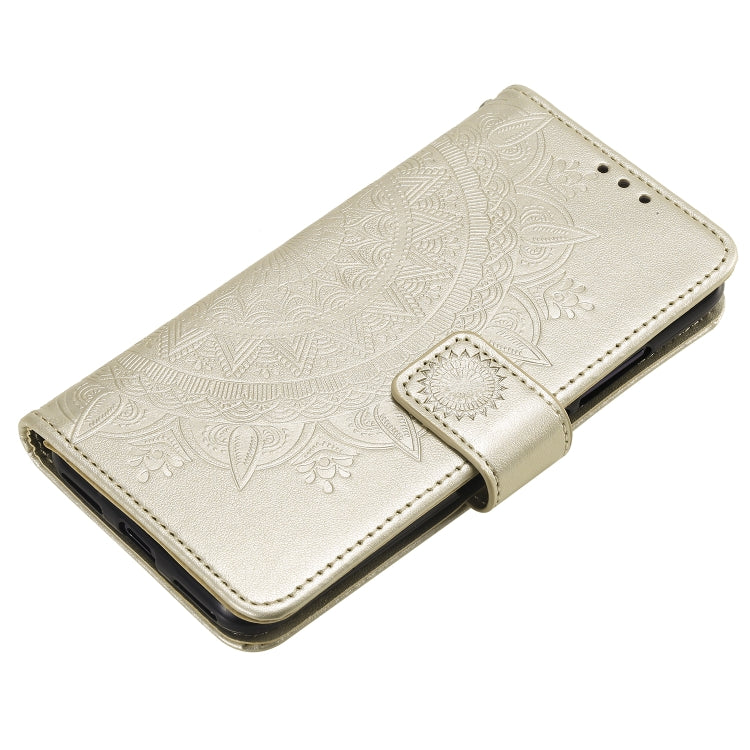 For Xiaomi  Mi 9 Lite / CC9 Totem Flower Embossed Horizontal Flip TPU + PU Leather Case with Holder & Card Slots & Wallet