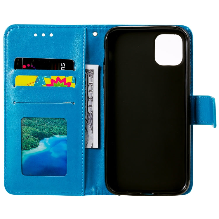 For Xiaomi Mi 11 Totem Flower Embossed Horizontal Flip TPU + PU Leather Case with Holder & Card Slots & Wallet