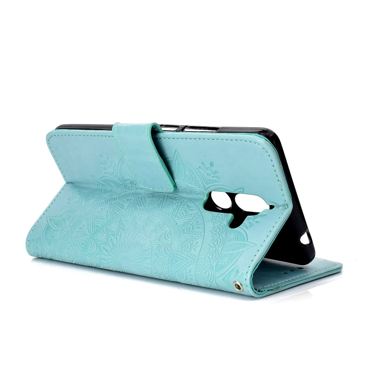 For Nokia 7 Plus Totem Flower Embossed Horizontal Flip TPU + PU Leather Case with Holder & Card Slots & Wallet