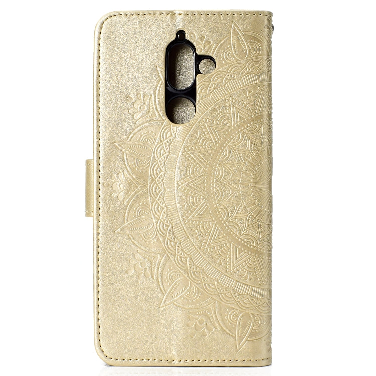 For Nokia 7 Plus Totem Flower Embossed Horizontal Flip TPU + PU Leather Case with Holder & Card Slots & Wallet