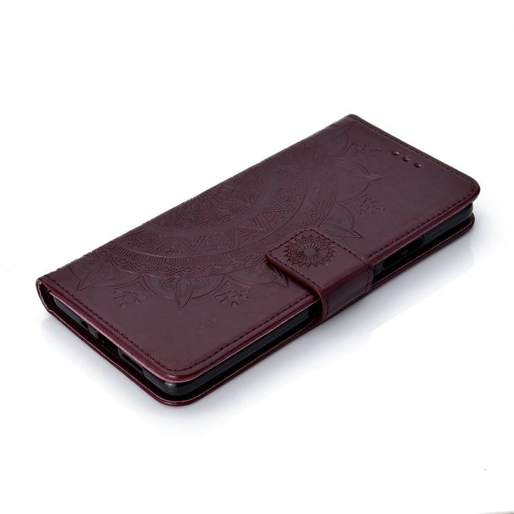 For Nokia 7 Plus Totem Flower Embossed Horizontal Flip TPU + PU Leather Case with Holder & Card Slots & Wallet
