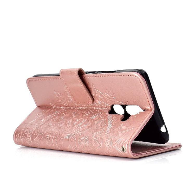 For Nokia 7 Plus Totem Flower Embossed Horizontal Flip TPU + PU Leather Case with Holder & Card Slots & Wallet