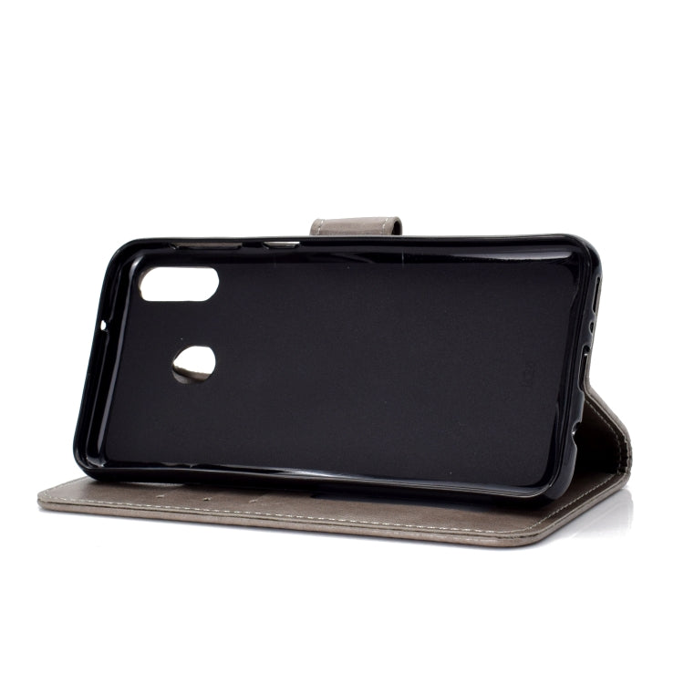 For OPPO A8 Totem Flower Embossed Horizontal Flip TPU + PU Leather Case with Holder & Card Slots & Wallet