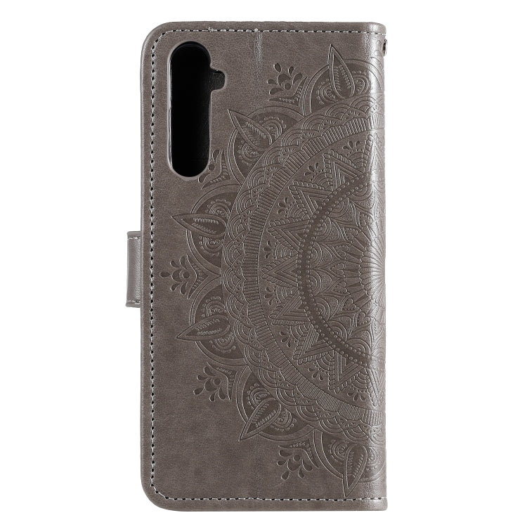 For OPPO Realme 6 Pro Totem Flower Embossed Horizontal Flip TPU + PU Leather Case with Holder & Card Slots & Wallet