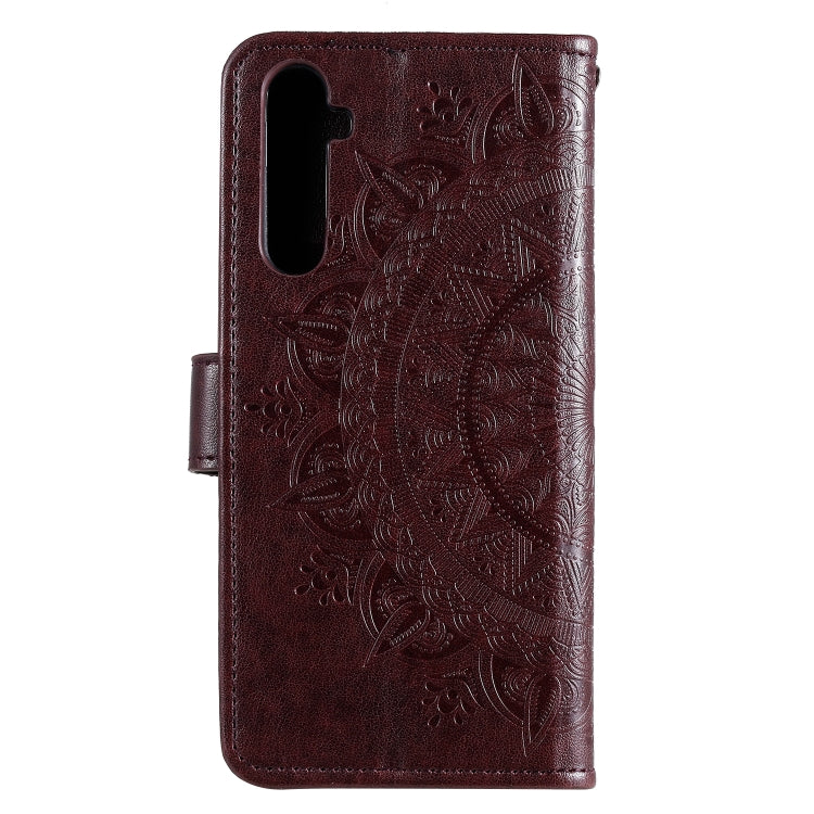 For OPPO Realme 6 Pro Totem Flower Embossed Horizontal Flip TPU + PU Leather Case with Holder & Card Slots & Wallet