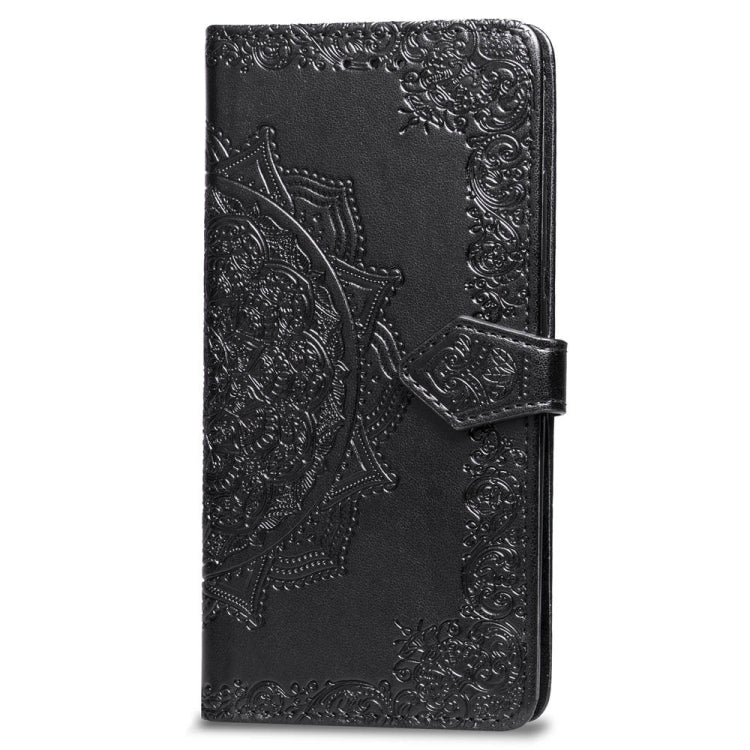 For Galaxy Note9 Halfway Mandala Embossing Pattern Horizontal Flip Leather Case with Holder & Card Slots & Wallet & Lanyard