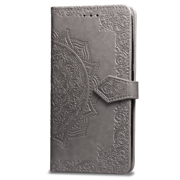 For Galaxy Note9 Halfway Mandala Embossing Pattern Horizontal Flip Leather Case with Holder & Card Slots & Wallet & Lanyard
