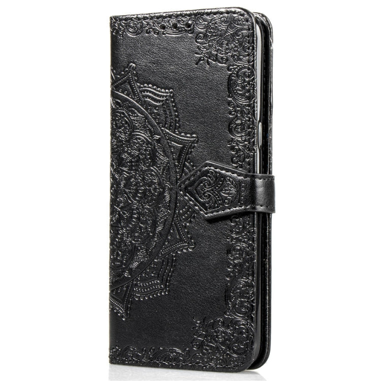 For Galaxy S8+ Halfway Mandala Embossing Pattern Horizontal Flip Leather Case with Holder & Card Slots & Wallet & Lanyard