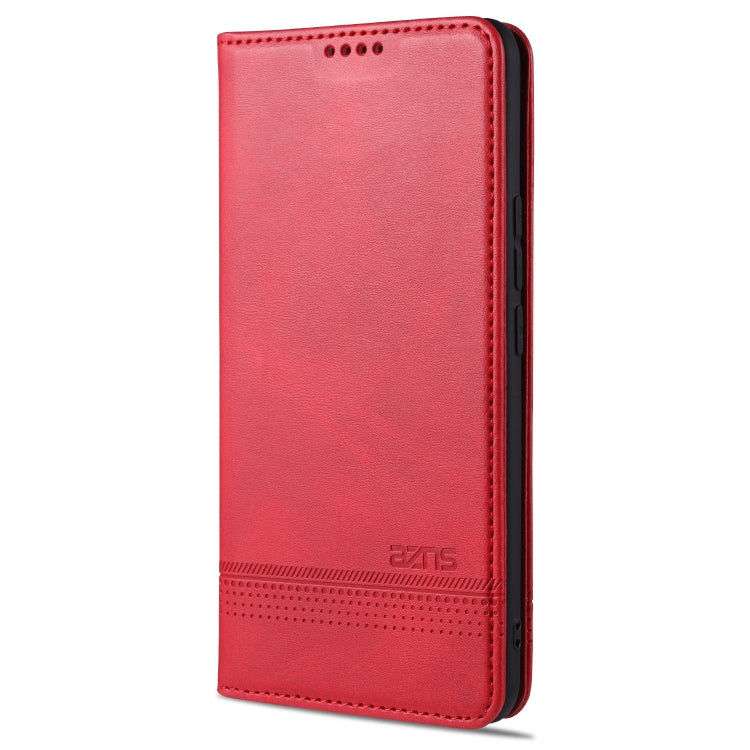 For vivo X60 Pro AZNS Magnetic Calf Texture Horizontal Flip Leather Case with Card Slots & Holder & Wallet