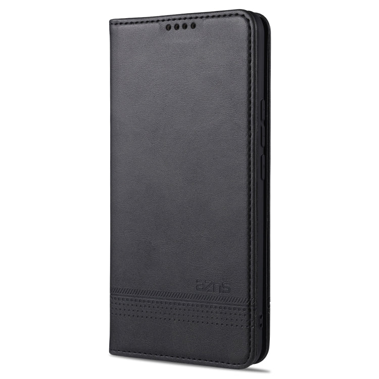 For vivo X60 Pro AZNS Magnetic Calf Texture Horizontal Flip Leather Case with Card Slots & Holder & Wallet