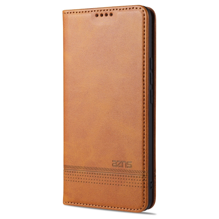 For vivo X60 Pro AZNS Magnetic Calf Texture Horizontal Flip Leather Case with Card Slots & Holder & Wallet