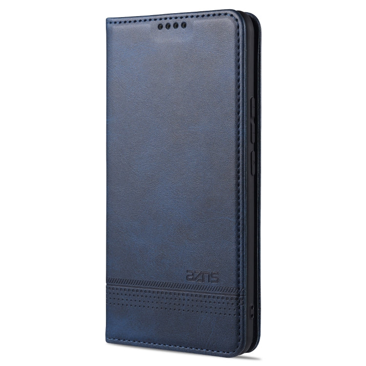 For vivo X60 Pro AZNS Magnetic Calf Texture Horizontal Flip Leather Case with Card Slots & Holder & Wallet