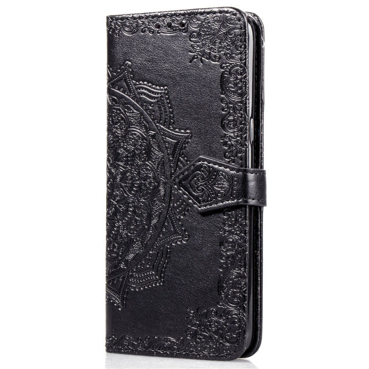 For Galaxy S9 Halfway Mandala Embossing Pattern Horizontal Flip Leather Case with Holder & Card Slots & Wallet & Lanyard