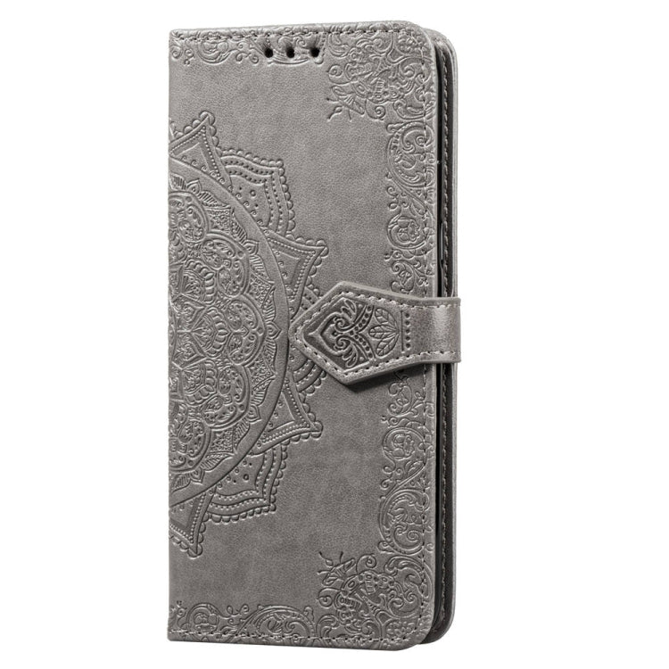 For Galaxy S9 Halfway Mandala Embossing Pattern Horizontal Flip Leather Case with Holder & Card Slots & Wallet & Lanyard